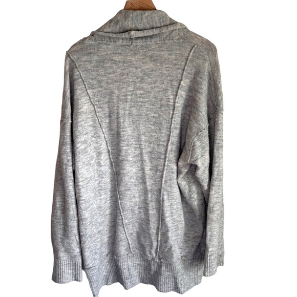 Free People Eucalyptus Heather Gray Cardigan Size Small - Picture 4 of 5